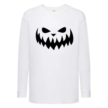 Лонгслив реглан Хелловин 0007 (Halloween) белый (HAL wh 0007) 104 см