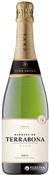 Вино ігристе Marques de Terrabona Cava Brut біле сухе 0.75 л 11.5% (8410644121108)