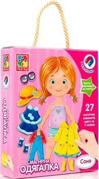 Настольная игра Vladi Toys Магнитная одевашка Соня (Укр) (VT3702-07)