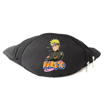 Сумка Бананка на пояс Наруто (Naruto-06) Cappuccino Toys чорна
