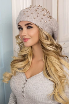 Берет «Мартина» Braxton светлый кофе 56-59