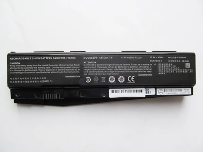 Батарея для ноутбука Clevo Dream Machines G1050 N850BAT-6, 4200mAh (47Wh), 6cell, 10.8V, Li-ion, черная,