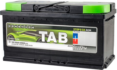 Автомобільний акумулятор 95 Ah / 12 V TAB AGM (0) Euro (213 090)