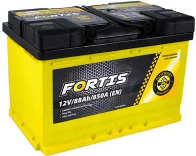 Автомобильный аккумулятор 88 Ah/12V FORTIS (0) Euro (FRT88-00)