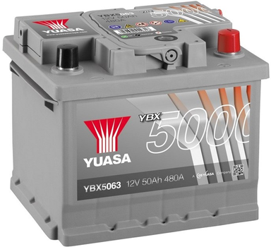 Автомобильный аккумулятор Yuasa 12V 50Ah Silver High Performance Battery YBX5063 (0) (YBX5063)