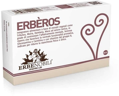 Натуральна добавка Erbenobili Erberos для підвищення потенції 30 таблеток (8033831001573)
