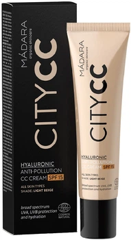 Krem CC Madara z kwasem hialuronowym SPF 15 Light 40 ml (4751009828800)