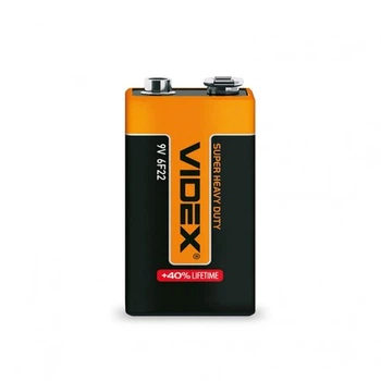 Батарейки Videx 6F22/9V (Крона) 12 шт