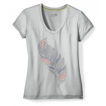 Футболка Smartwool Women's Merino 150 Feather Tee XS Сірий
