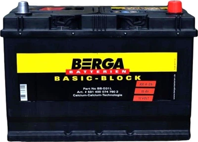 Автомобільний акумулятор BERGA Basic-Block 95А Ев (-/+) ASIA (830EN) (595404083)