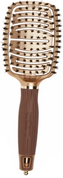 Щетка для волос с натуральной щетиной Olivia Garden NanoThermic Flex Boar