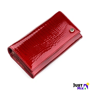 Гаманець жіночий стильний для купюр і карток ST Leather 18423 (S6001A) дуже красивий Червоний