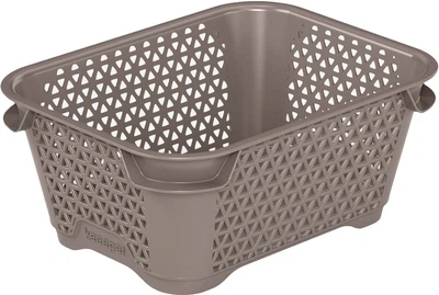 Ящик для зберігання Keeeper Mini Basket А-7 12 x 7 x 169 см Сіро-коричневий (374.3kee-сіро-коричневий)