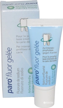 Гель з фторидом Paro Swiss fluor gel для інтенсивної профілактики карієсу 25 г (7680396200739)