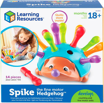 Обучающий игровой набор-сортер Learning Resources Веселый ежик (LER8904) (6900006496347)