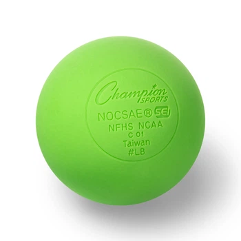 Массажный мяч для триггерных точек Champion Lacrosse Balls 6 см Green