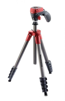 Професійний штатив Manfrotto Compact Action Red (MKCOMPACTACN-RD)