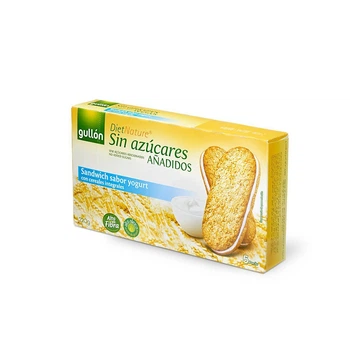 Печенье Gullon Diet Nature сэндвич с йогуртом без сахара, 220г