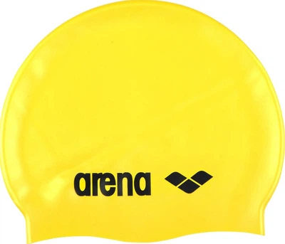Шапочка для плавания Arena Classic Silicone Jr 91670-035 Yellow Black (3468335686059)