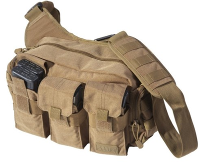 Сумка 5.11 Tactical тактическая стрелковая для БК Bail Out Bag 56026 [131] Flat Dark Earth 8 л (2000000149547)
