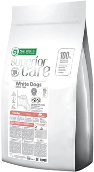 Сухий беззерновий корм для цуценят Nature\'s Protection Superior Care White Dogs Grain Free Starter All Breeds 17 кг (NPSC45992) (4771317459923)