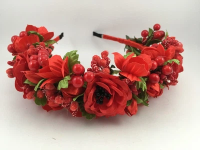 Веночек Handmade Ukrainian 7766 Красный