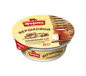 Плавлений Сир Ферма пастоподобный 60% Вершковий 90 гр