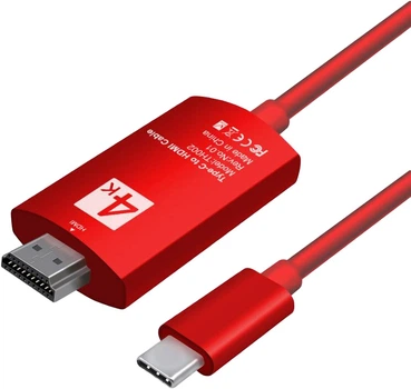 Кабель ExtraDigital Type C to HDMI 2 м 4K 30HZ (KBH1751)