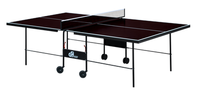 Вуличний стіл для настільного тенісу GSI-sport Athletic Street 274x152,5x76 см Brown
