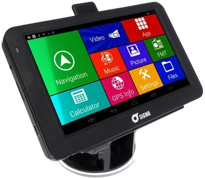 GPS-навигатор Sigma A518 Android Навлюкс