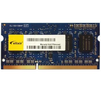Оперативна пам'ять Elixir SODIMM DDR3 4Gb 1600MHz PC3-12800 (M2S4G64CB8HG5N-DI)