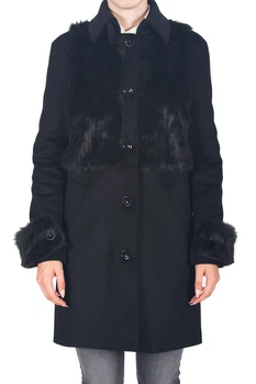 Пальто Patrizia Pepe 42 Черный (2S0988/A171-K103-42)