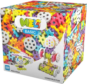 Klocki konstrukcyjne MELI Basic Figurkowy 400 elementów (5902431290072)