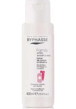Кондиціонер для фарбованого волосся Byphasse Family Hair Conditioner Jojoba Extracts And Keratin 400 мл