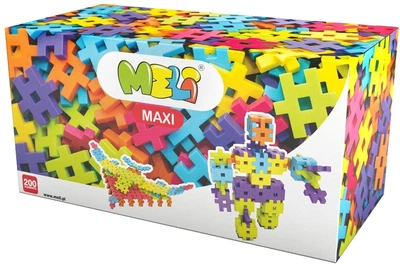 Klocki konstrukcyjne MELI Maxi 200 elementów (5902431290522)