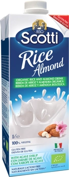 Рисовое молоко Riso Scotti органическое с миндалем 1 л (8001860250828)
