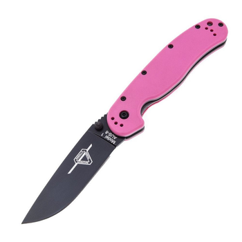 Ніж Ontario RAT-1 PINK Black (ON8866)