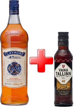 Віскі Claymore 1 л 40% + Лікер Vana Tallinn Original 0.2 л 40% (5010196348225)