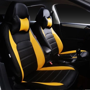 Авточехлы на VAZ 2115 Auto Style НЕО Х Аригона черно желтые