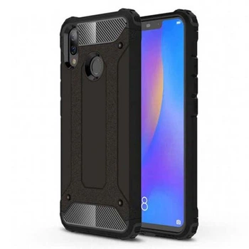 Броньований протиударний TPU+PC чохол Immortal для Huawei P Smart+ (nova 3i) Чорний Без бренду