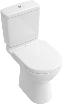 Унитаз-компакт VILLEROY&BOCH O.Novo 566110 с бачком 5760S1 и сиденьем Soft Close 9М38S1