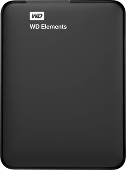 Dysk Twardy Western Digital Elements 1 TB WDBUZG0010BBK-WESN 2.5 USB 3.0 Zewnętrzny Czarny