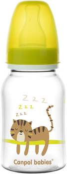 Пляшка Canpol babies PP 120 мл з малюнком Жовта (59/100 Жовтий)