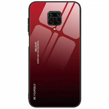Защитный чехол Deexe Gradient Color для Xiaomi Redmi Note 9 Pro Max / Note 9 Pro / Note 9s - Black / Red