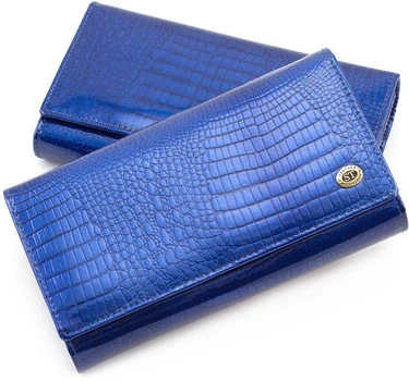 Женский кожаный кошелек ST Leather S9001A Blue