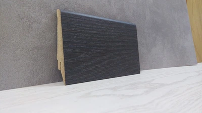 Плинтус Супер Профиль Венге 2800x80x21 Темно коричневый 1682v