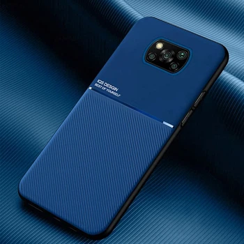 Силиконовый чехол IQS Design для Xiaomi Poco X3 NFC Синий