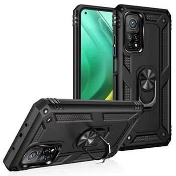 Протиударний чохол з підставкою Deexe Armor Case для Xiaomi Mi 10T / Mi 10T Pro - Black