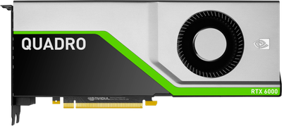 Видеокарта PNY PCI-Ex NVIDIA Quadro RTX6000 24GB GDDR6 (256bit) (1440/14000) (4 x DisplayPort, 1 x VirtualLink) (VCQRTX6000-BSP)