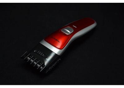 Машинка для стрижки Promotec PM353 аккумуляторная беспроводная с регулирование среза Красная (11906)